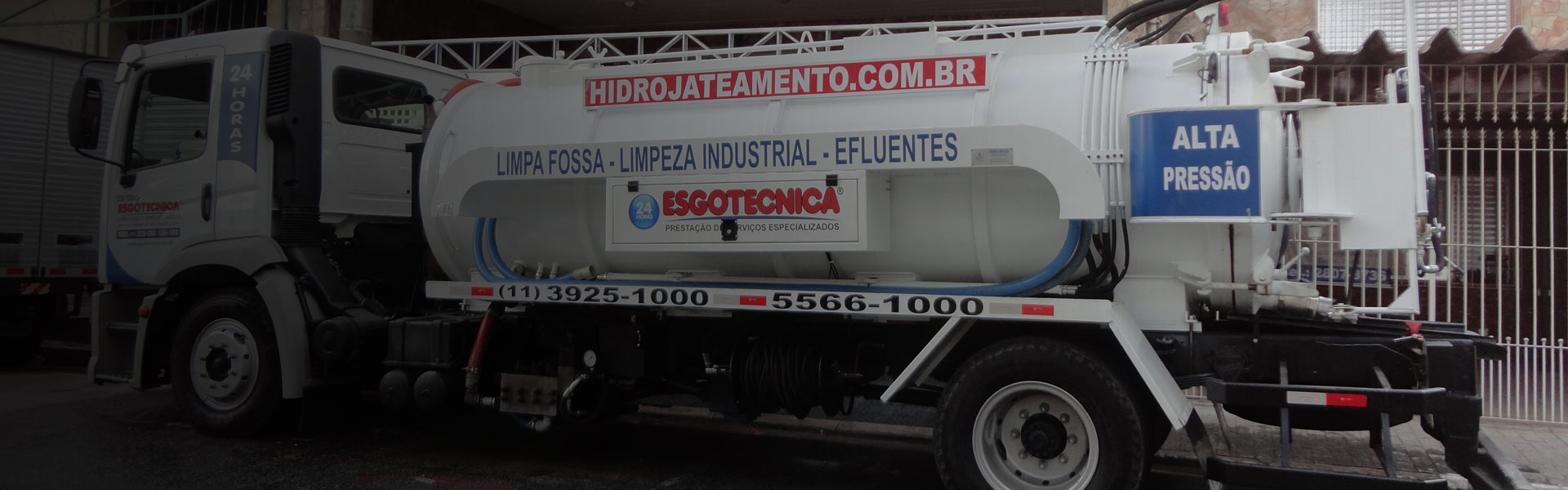 CAMINHÃO HIDROJATEAMENTO